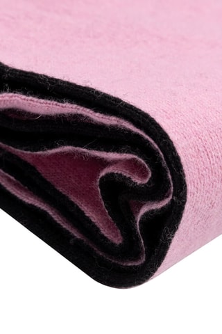 Bonnet et écharpe en laine et laine de lama - Rose - Emporio Armani