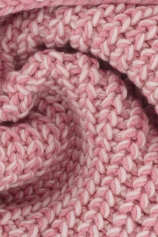 Bonnet et écharpe en laine - Rose - Emporio Armani