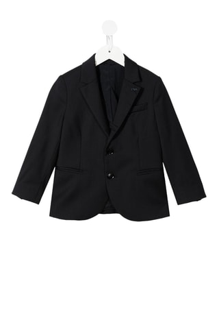 Veste et pantalon en laine vierge - Bleu - Veste et pantalon