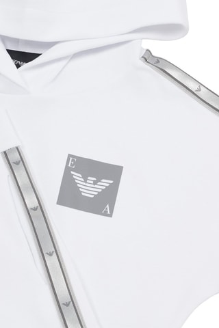 Sweat à capuche et short - Blanc