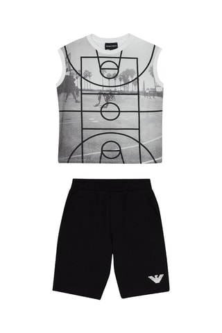 T-shirt et short - Noir