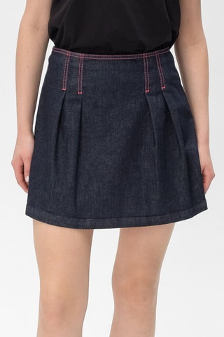 Minijupe en jean - Bleu nuit - Emporio Armani