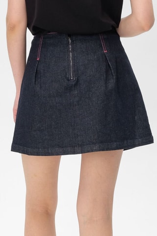 Minijupe en jean - Bleu nuit - Emporio Armani