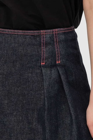 Minijupe en jean - Bleu nuit - Emporio Armani