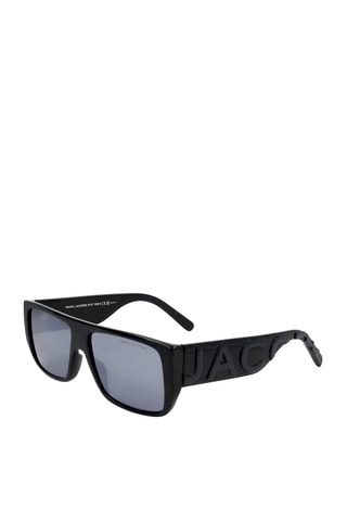 Lunettes de soleil homme - Verres effet miroir - Catégorie 3 - Marc Jacobs - Noir