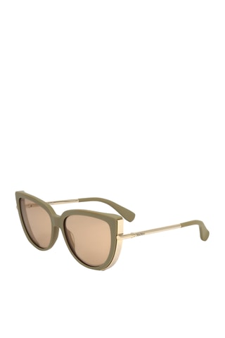 Lunettes de soleil femme - Catégorie 2 - Doré et kaki