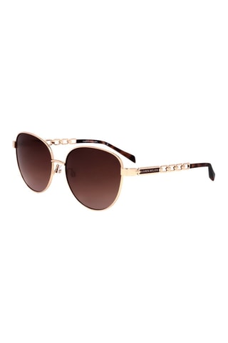 Lunettes de soleil femme Catégorie 3 - Karen Millen - Marron et doré