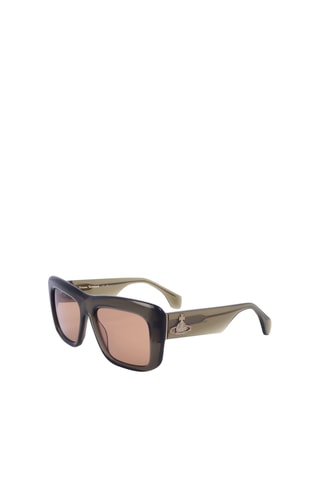 Lunettes de soleil homme - Catégorie 2 - Marron et vert