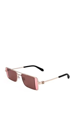 Lunettes de soleil femme - Catégorie 2 - Off White - Doré