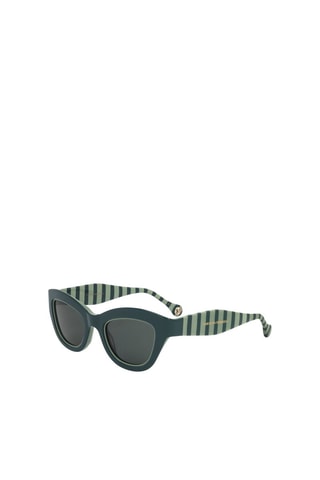 Lunettes de soleil femme - Catégorie 2 - Carolina Herrera - Noir et vert
