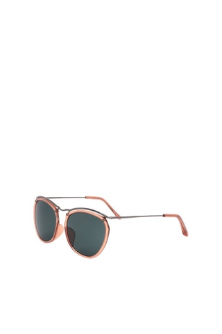Lunettes de soleil femme - Catégorie 3 - Dries Van Noten by Linda Farrow - Rose