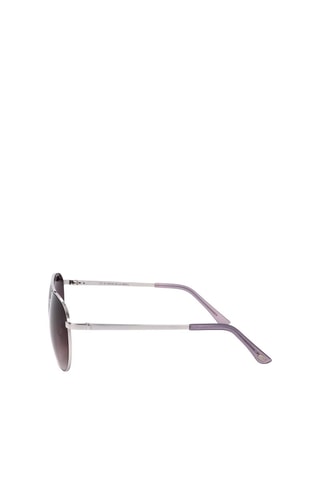 Lunettes de soleil femme - Catégorie 3 - Oscar De La Renta - Marron, violet et argenté