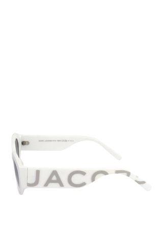 Lunettes de soleil femme - Catégorie 2 - Marc Jacobs - Blanc et gris