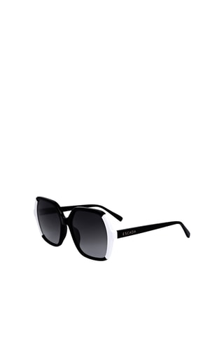 Lunettes de soleil femme - Catégorie 2 - Escada - Blanc et noir