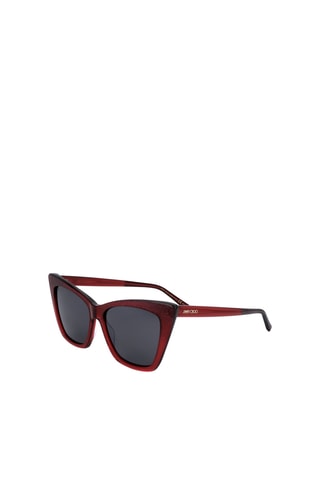 Lunettes de soleil femme - Catégorie 3 - Jimmy Choo - Noir et rouge