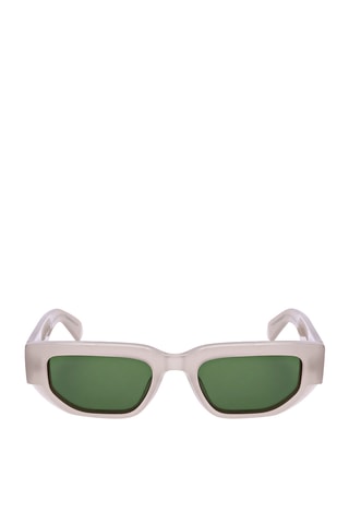 Lunettes de soleil femme - Catégorie 2 - Beige et vert
