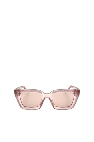 Lunettes de soleil femme - Catégorie 2 - Jimmy Choo - Beige et rose
