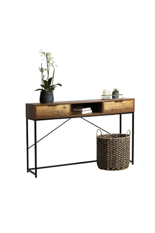 Console 2 tiroirs Joya - 120 x 30 x 75 cm