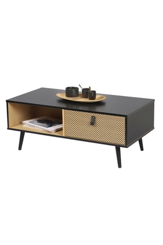 Table basse 1 tiroir  Chelsea - 100 x 50 x 40 cm