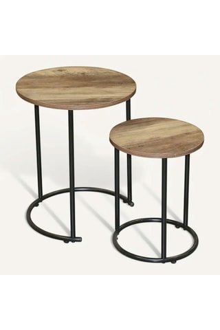 2 tables d'appoint Joya - 30 x 39 et 40 x 49 cm