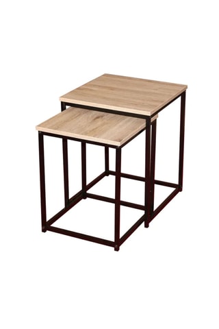 2 tables d'appoint Colorado- 40 x 40 x 50 cm