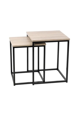 2 tables d'appoint Colorado- 40 x 40 x 50 cm