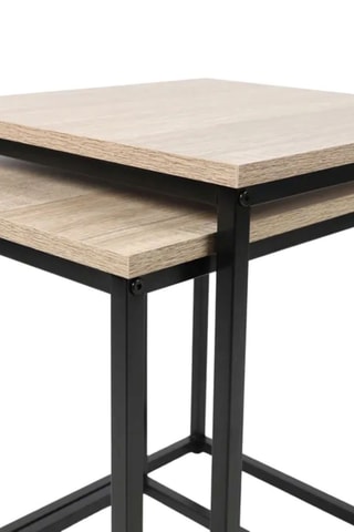 2 tables d'appoint Colorado- 40 x 40 x 50 cm