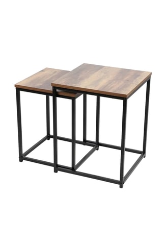 2 tables d'appoint Joya - 35 x 35 x 45 et 40 x 40 x 50 cm