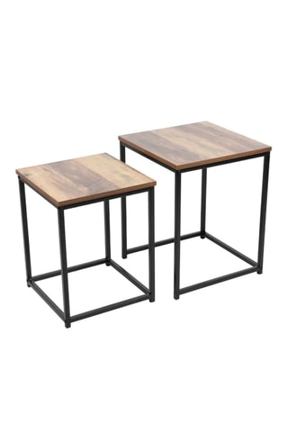 2 tables d'appoint Joya - 35 x 35 x 45 et 40 x 40 x 50 cm