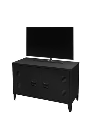 Meuble TV 2 portes Industriel - 100 x 40 x 53 cm