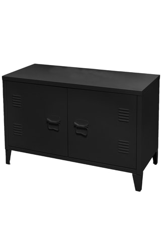 Meuble TV 2 portes Industriel - 100 x 40 x 53 cm