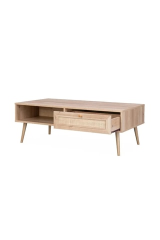 Table basse 1 tiroir Bali - 110 x 59 x 39 cm