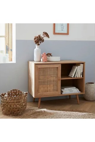 Commode 1 porte Bali - 80 x 39 x 66 cm