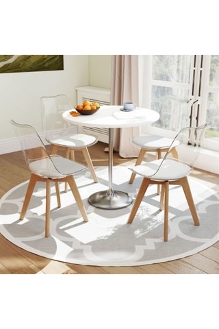 4 chaises Joy - 57 x 50 x 82 cm