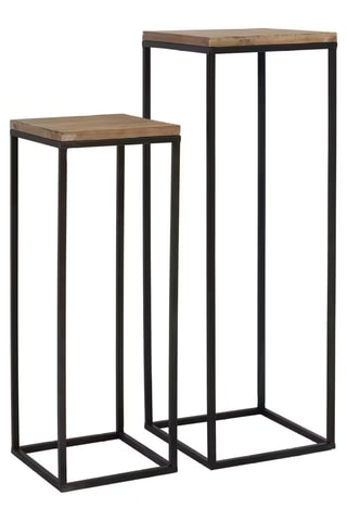 2 tables d'appoint Joya - 27 x 27 x 70 cm