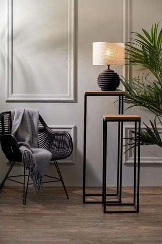 2 tables d'appoint Joya - 27 x 27 x 70 cm
