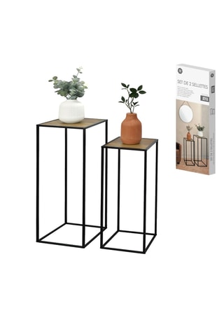 2 tables d'appoint Joya - 27 x 27 x 70 cm