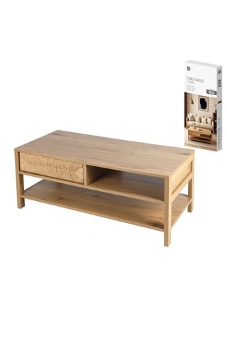 Table basse 1 tiroir Bella - 100 x 50 x 40 cm
