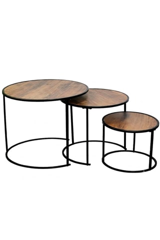 3 tables basses Joya - 50 x 50 x 46 cm