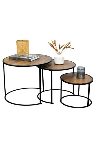 3 tables basses Joya - 50 x 50 x 46 cm