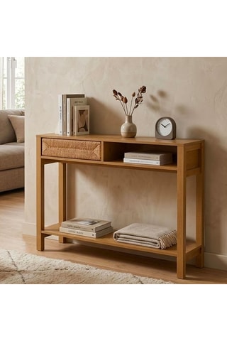 Console 1 tiroir Bella - 100 x 30 x 80 cm