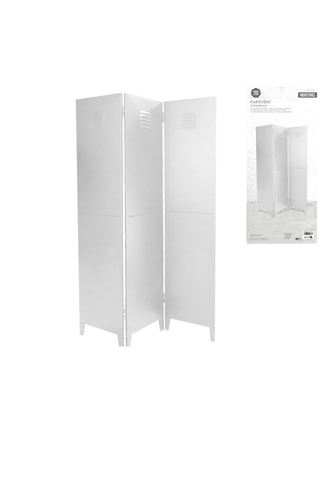 Paravent Industriel - Blanc - 120 x 170 cm