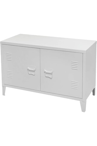 Meuble TV 2 portes Industriel - 100 x 40 x 53 cm