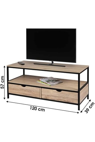 Meuble TV Loft - 120 x 39 x 57 cm