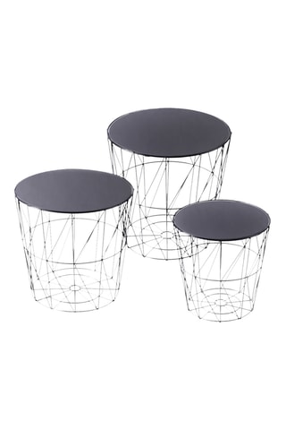 3 bouts de canapé Boudoir Froufrou - 28,5 x 29,5, 33,5 x 33,5 et 38,5 x 38 cm