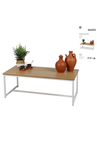 Table basse La Casa Blanca - 36 x 100 x 50 cm