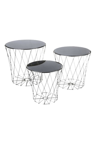 3 bouts de canapé Boudoir Froufrou - 29 x 30, 34 x 34 et 39 x 37,5 cm