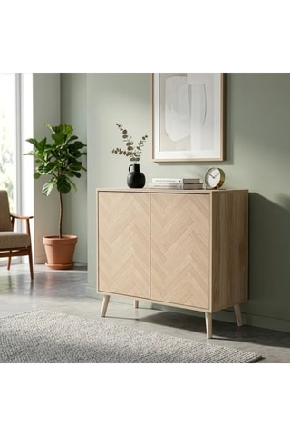 Buffet 2 portes Shelby - 80 x 40 x 80 cm