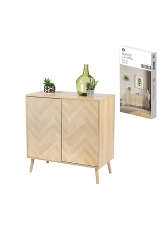 Buffet 2 portes Shelby - 80 x 40 x 80 cm