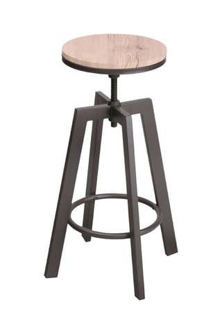 2 tabourets de bar Dock - 63/73 x 43 cm